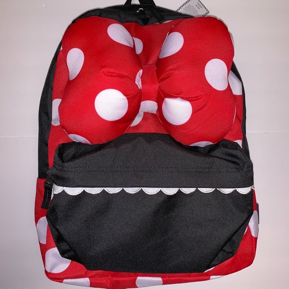 NWT Vans x Disney Minnie Mouse Bow Realm Backpack - Picture 4 of 8